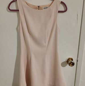 Cream coloured zip up dress
